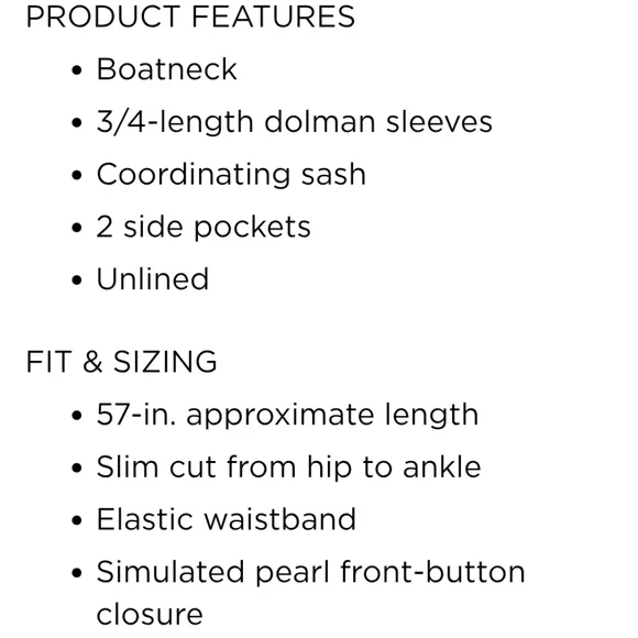 Nina Leonard 3/4 Sleeve Jumpsuit in Wine, Size Medium - Picture 4 of 13